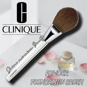Clinique Lucite "Crystal" Handle Powder Brush